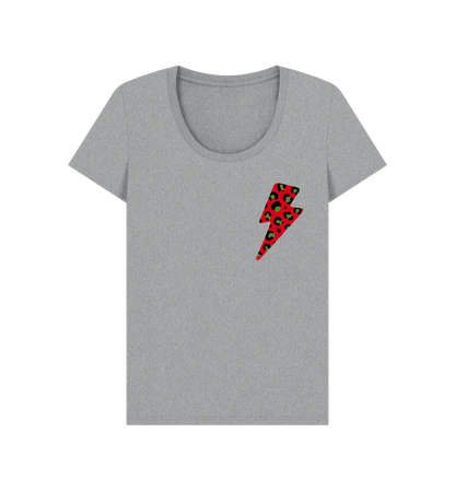Athletic Grey Printed T-shirt Front