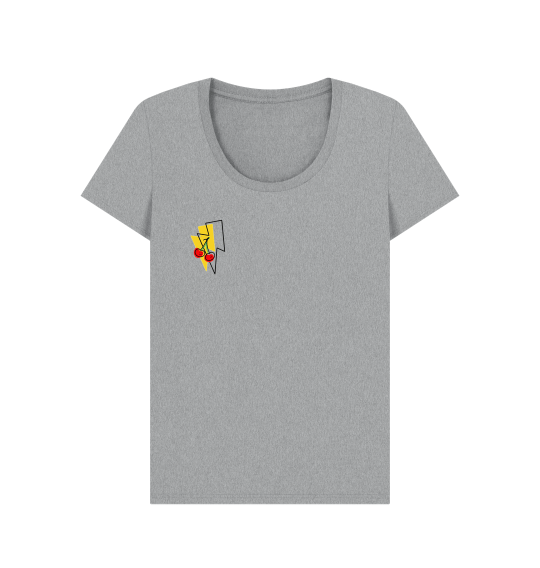 Athletic Grey Printed T-shirt Front