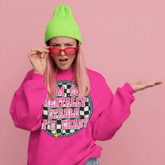 So Mentally Stable Its Crazy sweatshirt