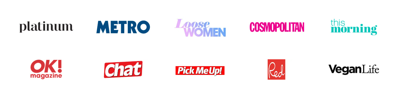 a group of colorful text