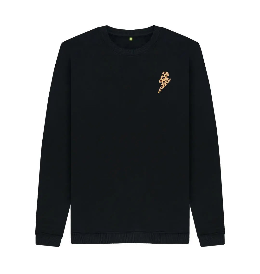 Unisex little leopard print lightning bolt sweater - Trend Tonic