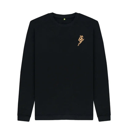 Unisex little leopard print lightning bolt sweater - Trend Tonic