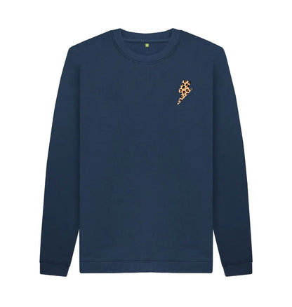 Unisex little leopard print lightning bolt sweater - Trend Tonic