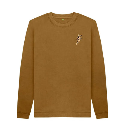 Unisex little leopard print lightning bolt sweater - Trend Tonic