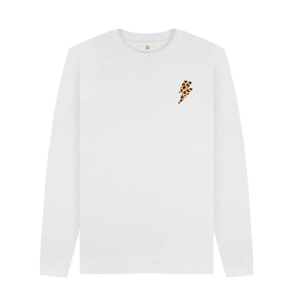 Unisex little leopard print lightning bolt sweater - Trend Tonic
