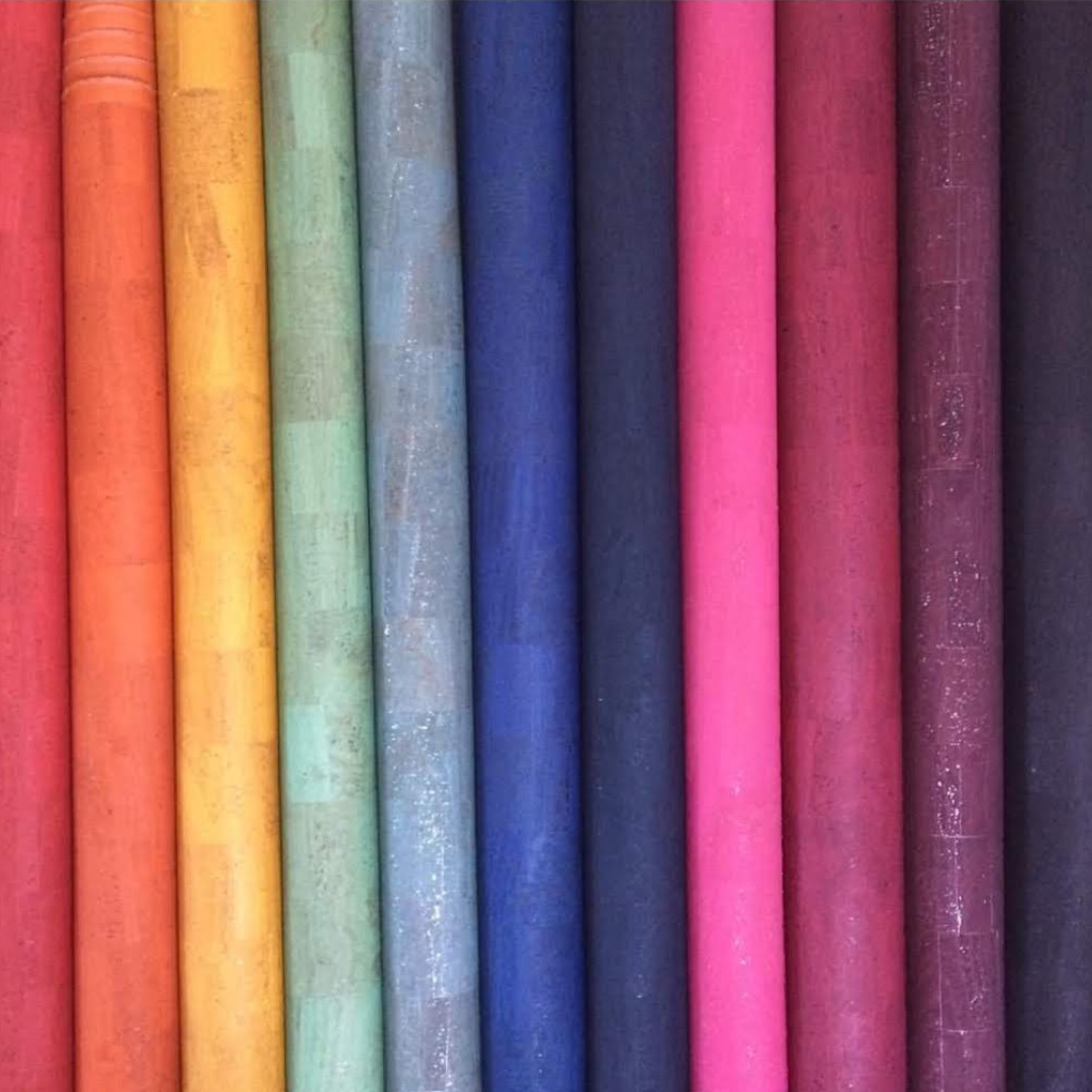 a group of colorful sticks