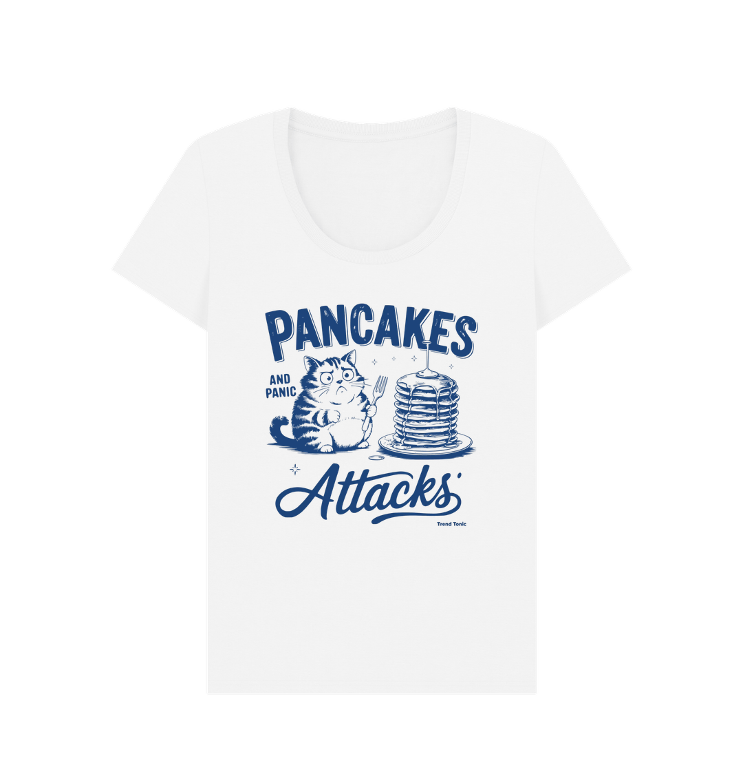 White Printed T-shirt Front