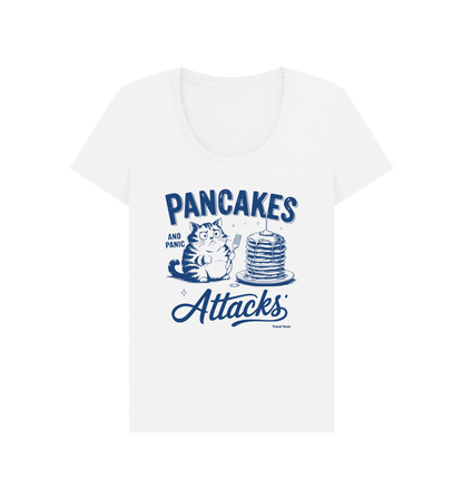 White Printed T-shirt Front