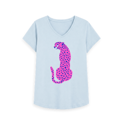 Sky Blue Printed T-shirt Front