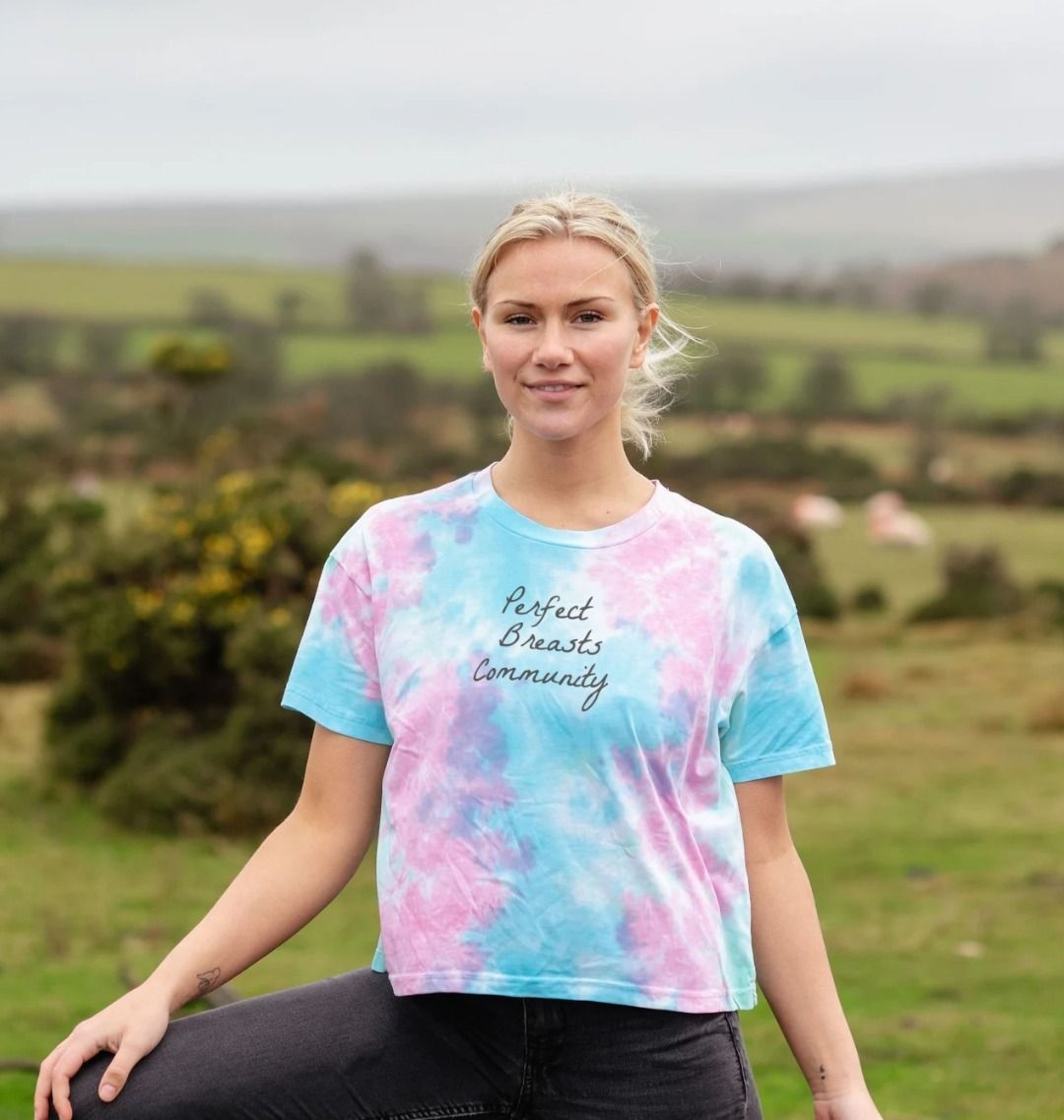 Perfect Breasts Community tie dye boxy t-shirt - Trend Tonic