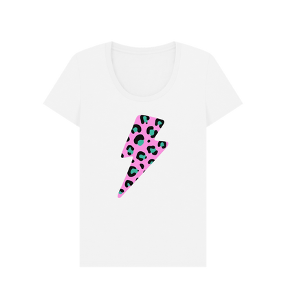 White Printed T-shirt Front