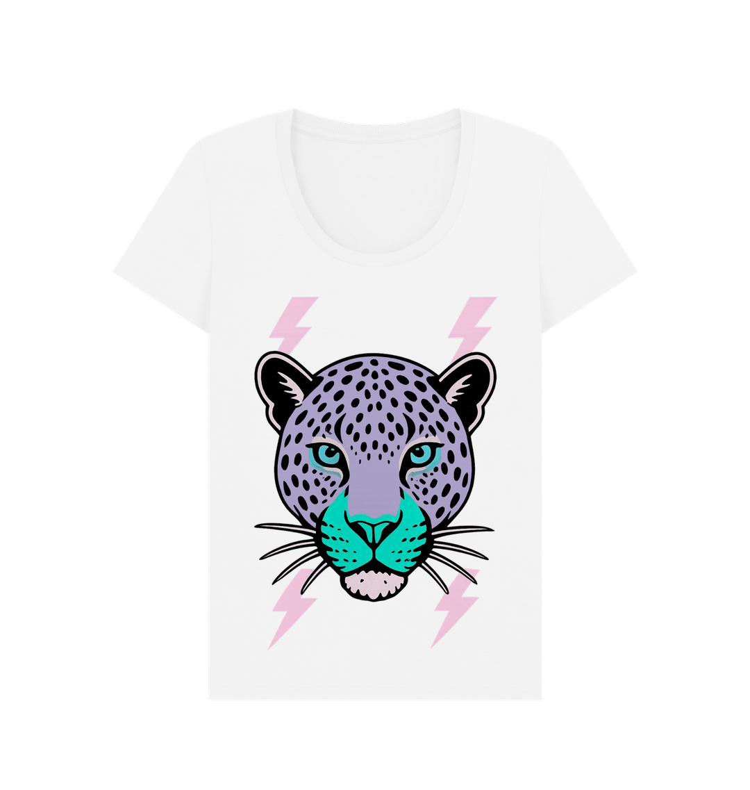 White Printed T-shirt Front