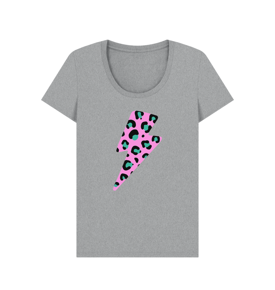 Athletic Grey Printed T-shirt Front