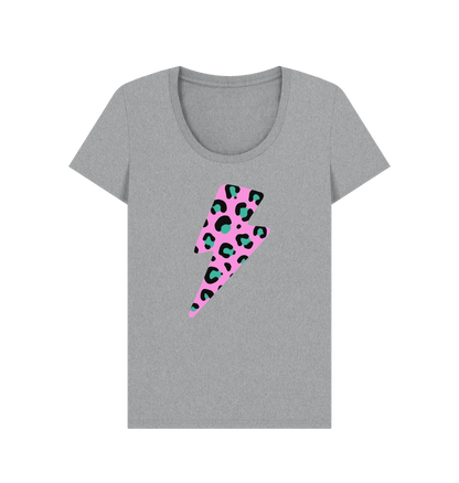 Athletic Grey Printed T-shirt Front