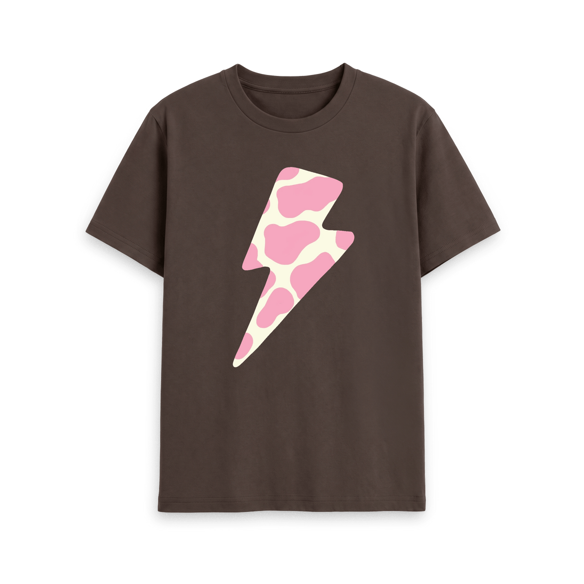 Chocolate Printed T-shirt Front