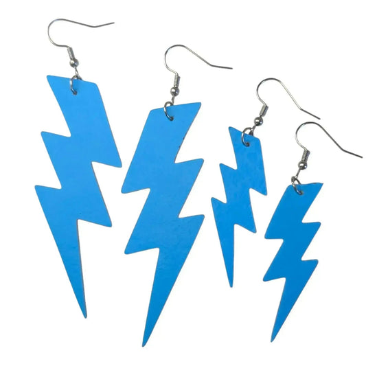 Blue neon triple bolts - Trend Tonic
