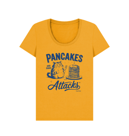 Mustard Printed T-shirt Front