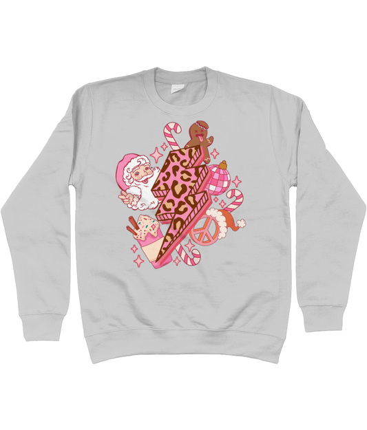 Christmas winter lightning bolt sweatshirt - Trend Tonic
