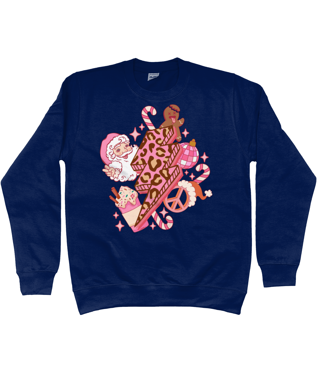 Christmas winter lightning bolt sweatshirt - Trend Tonic
