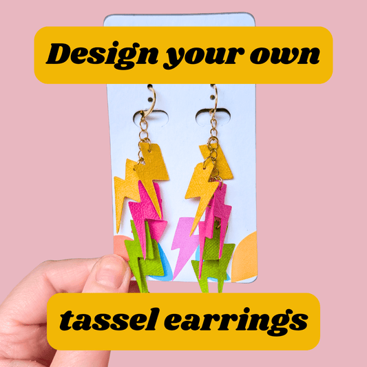 Create your own tassel earrings - Trend Tonic