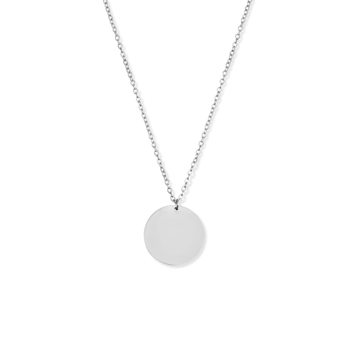 Custom engraved disc necklace - Trend Tonic