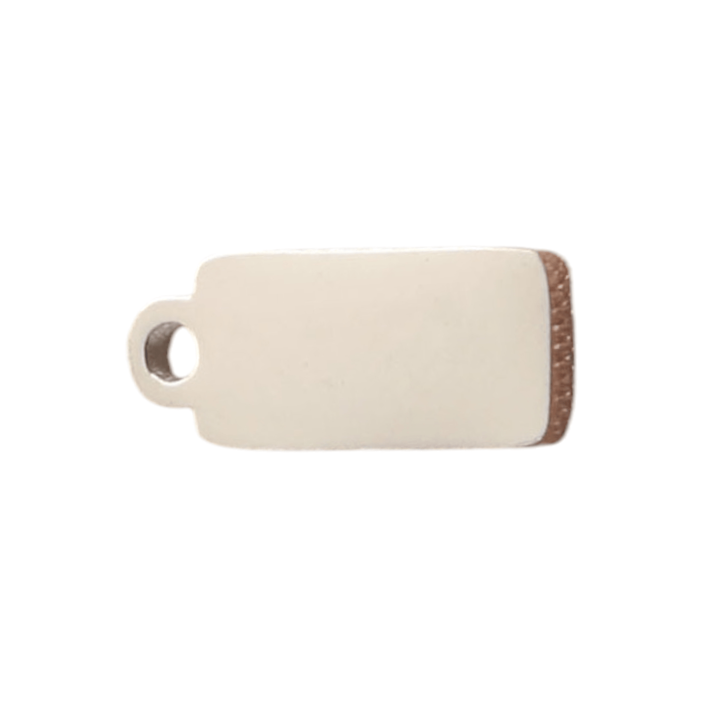 Custom engraved mini tag charm - Trend Tonic