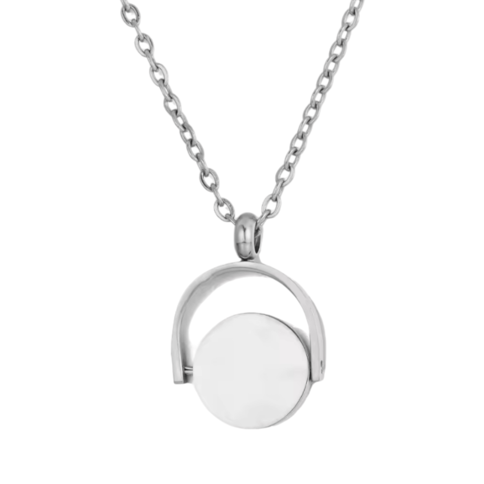 Custom Engraved Spinner Necklace - Trend Tonic
