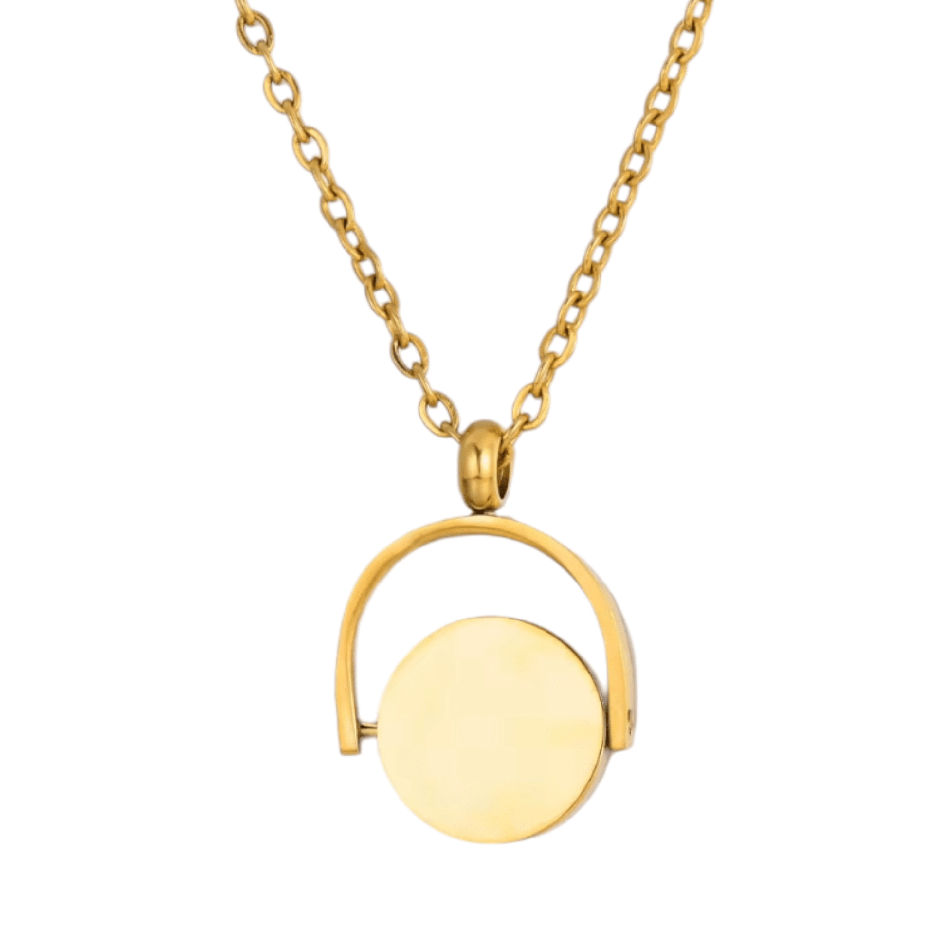 Custom Engraved Spinner Necklace - Trend Tonic