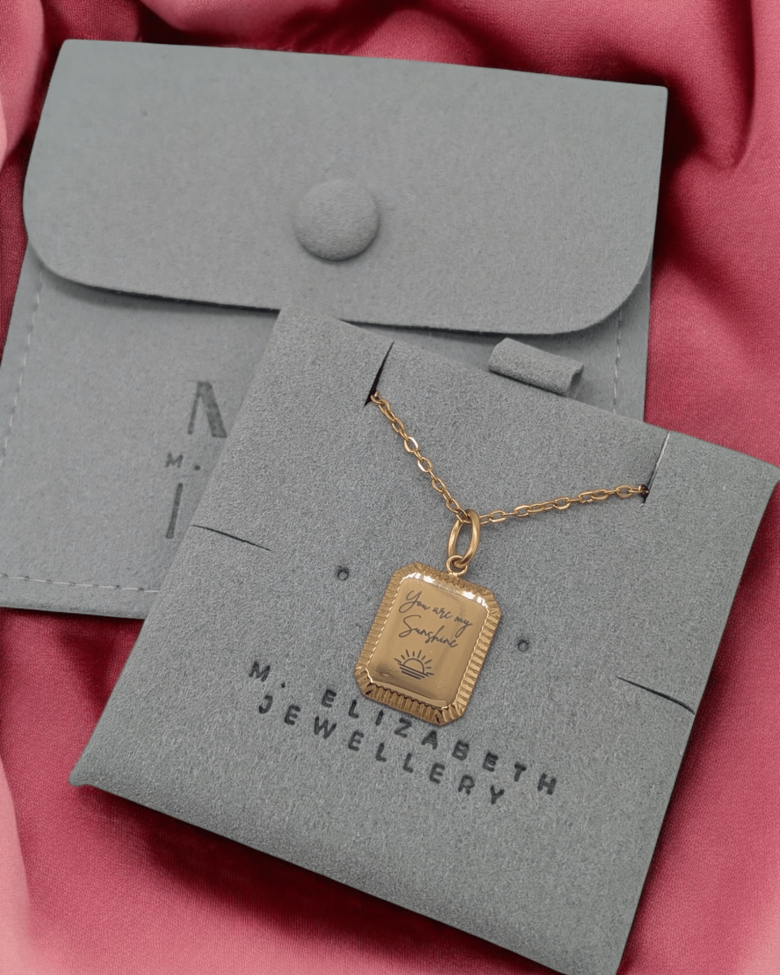 Custom engraved vintage tag necklace - Trend Tonic