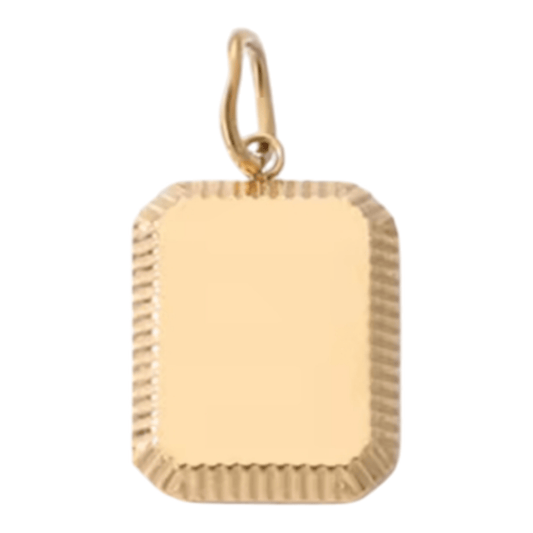 Custom engraved vintage tag necklace - Trend Tonic