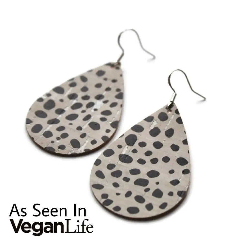 Dalmatian teardrop earrings - Trend Tonic