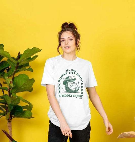 Diddly squat crew neck t-shirt - Trend Tonic
