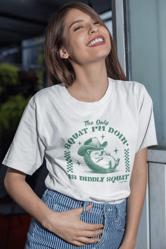 Diddly squat crew neck t-shirt - Trend Tonic