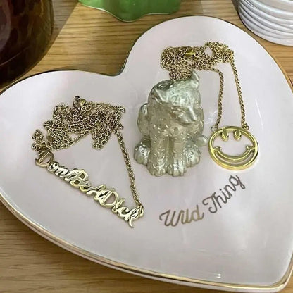 Don't be a dick necklace - Trend Tonic