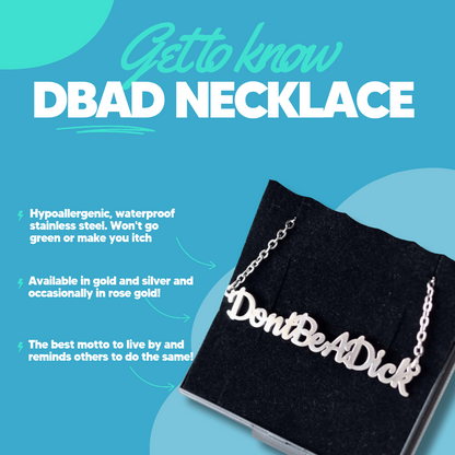 Don't be a dick necklace - Trend Tonic