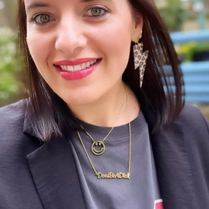 Don't be a dick necklace - Trend Tonic