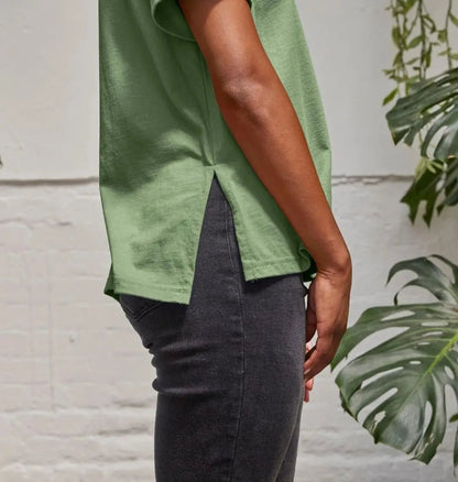 Double cowboy boot relax fit crew neck t-shirt - Trend Tonic