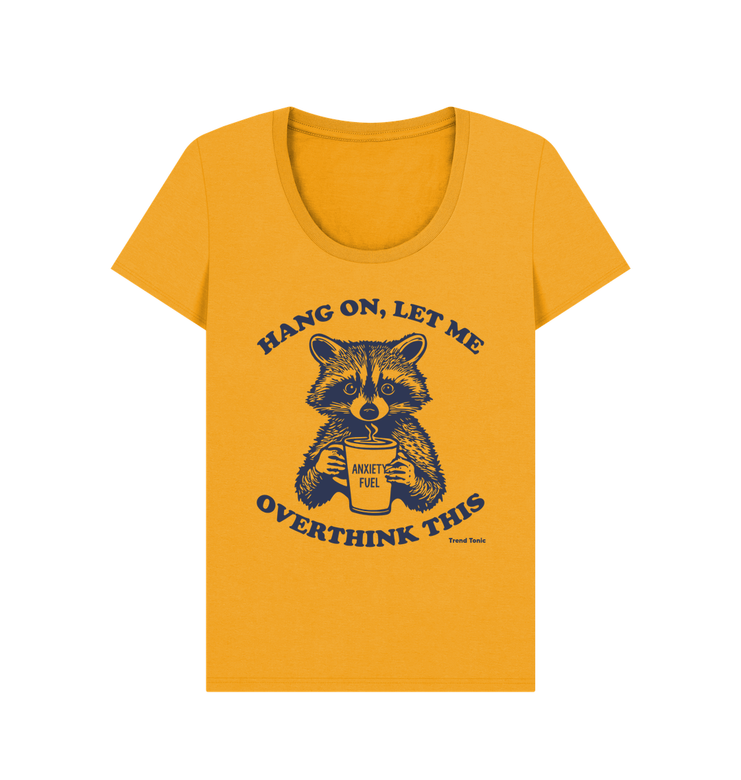 Mustard Printed T-shirt Front