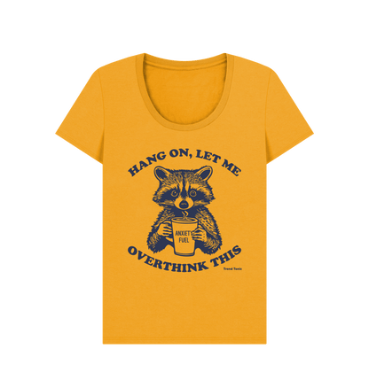 Mustard Printed T-shirt Front
