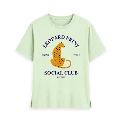 Pastel Green Printed T-shirt Front