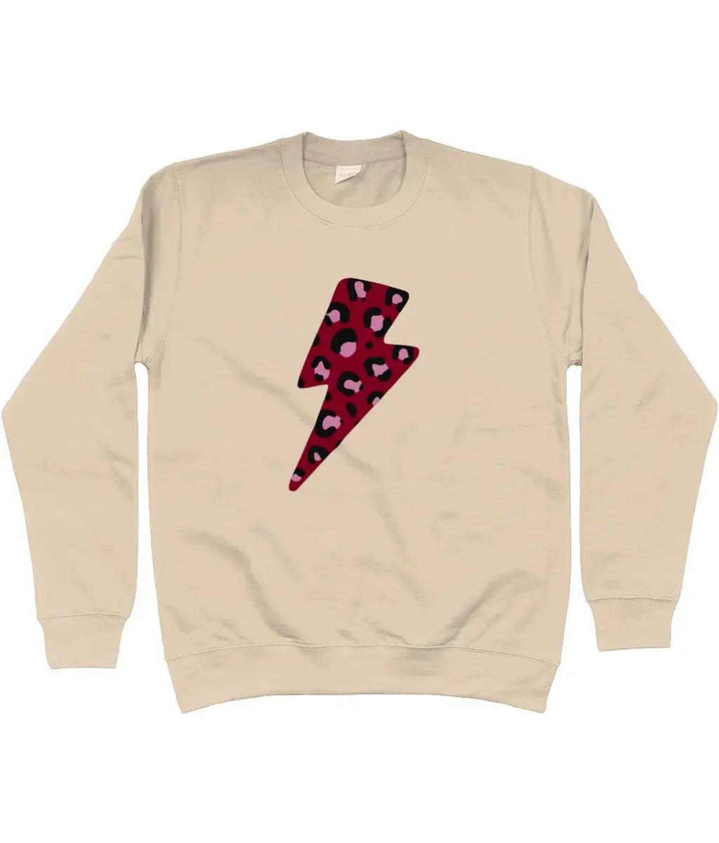 Exclusive burgundy lightning bolt sweater - Trend Tonic