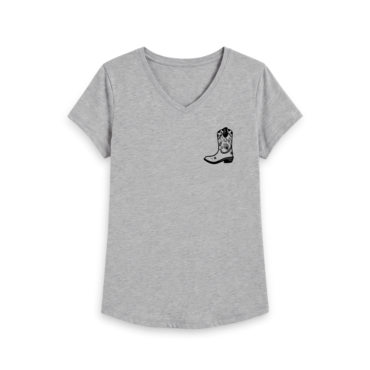 Athletic Grey Printed T-shirt Front