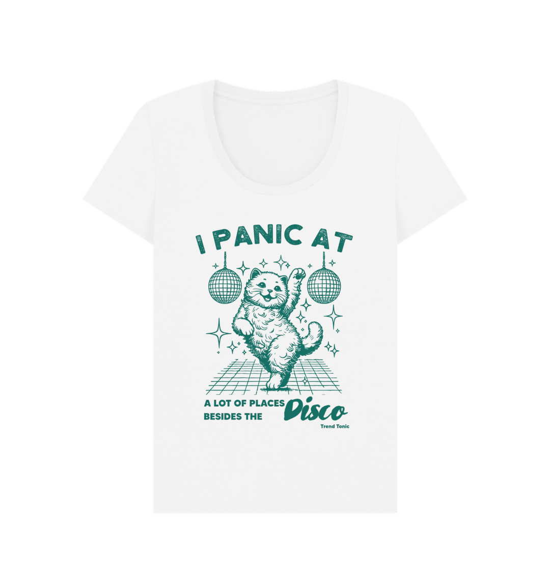 White Printed T-shirt Front