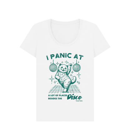 White Printed T-shirt Front