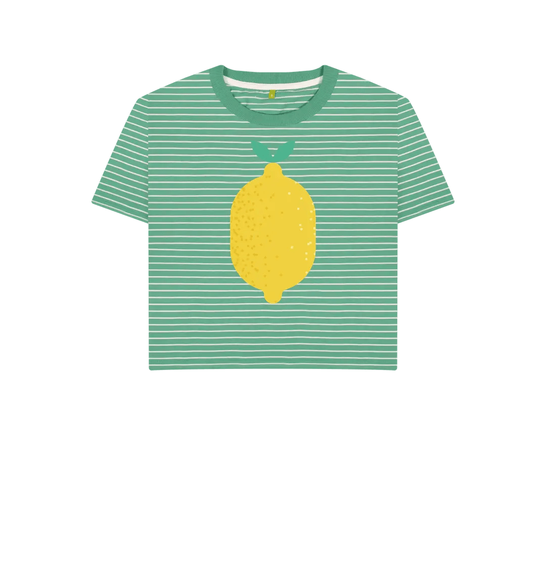 Giant lemon stripe t-shirt - Trend Tonic