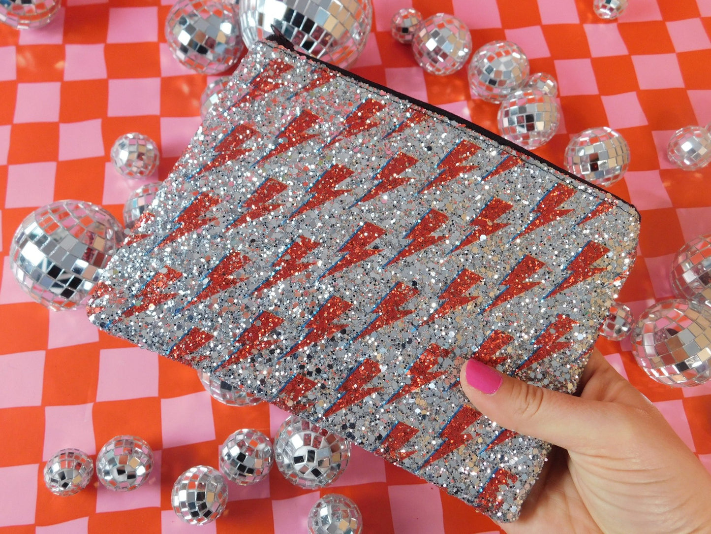 Glitter bag and earrings set - Trend Tonic