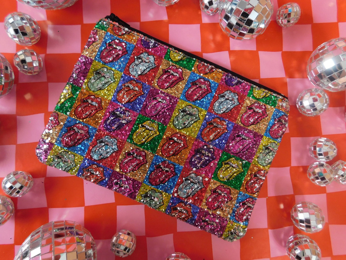 Glitter bag and earrings set - Trend Tonic