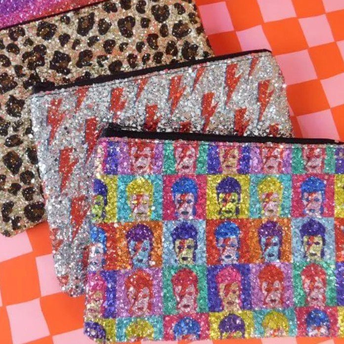 Glitter bag and earrings set - Trend Tonic