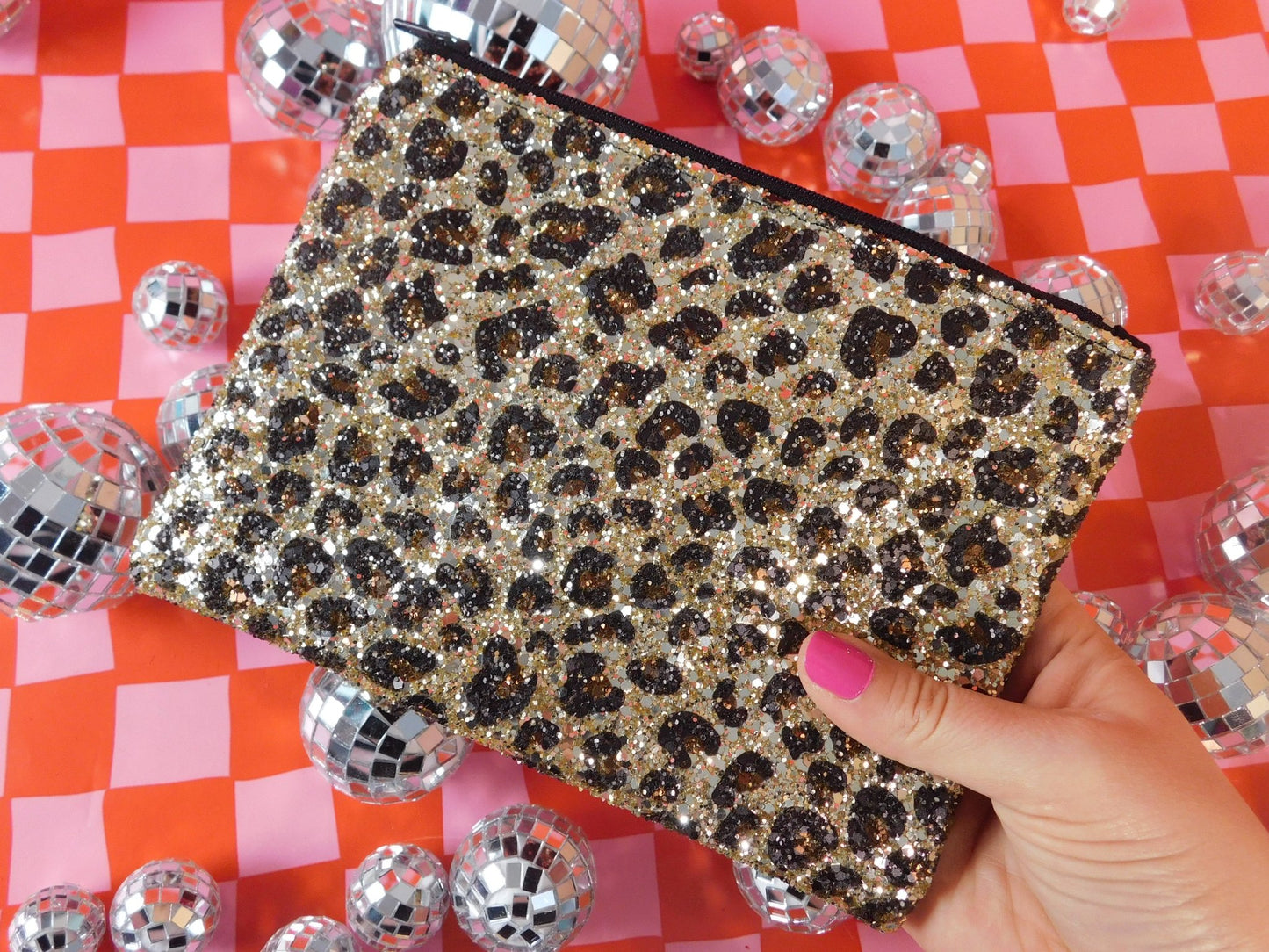 Glitter bag and earrings set - Trend Tonic