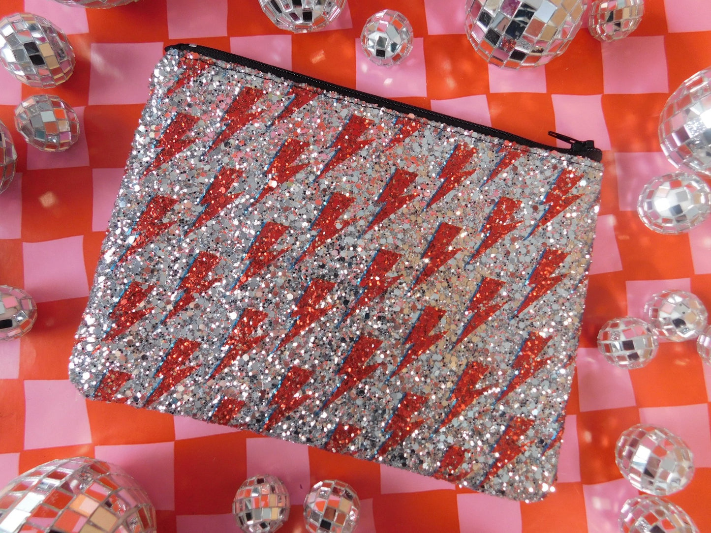 Glitter bag and earrings set - Trend Tonic